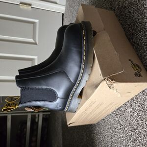 Dr. Martens Black Leather Combat Boots